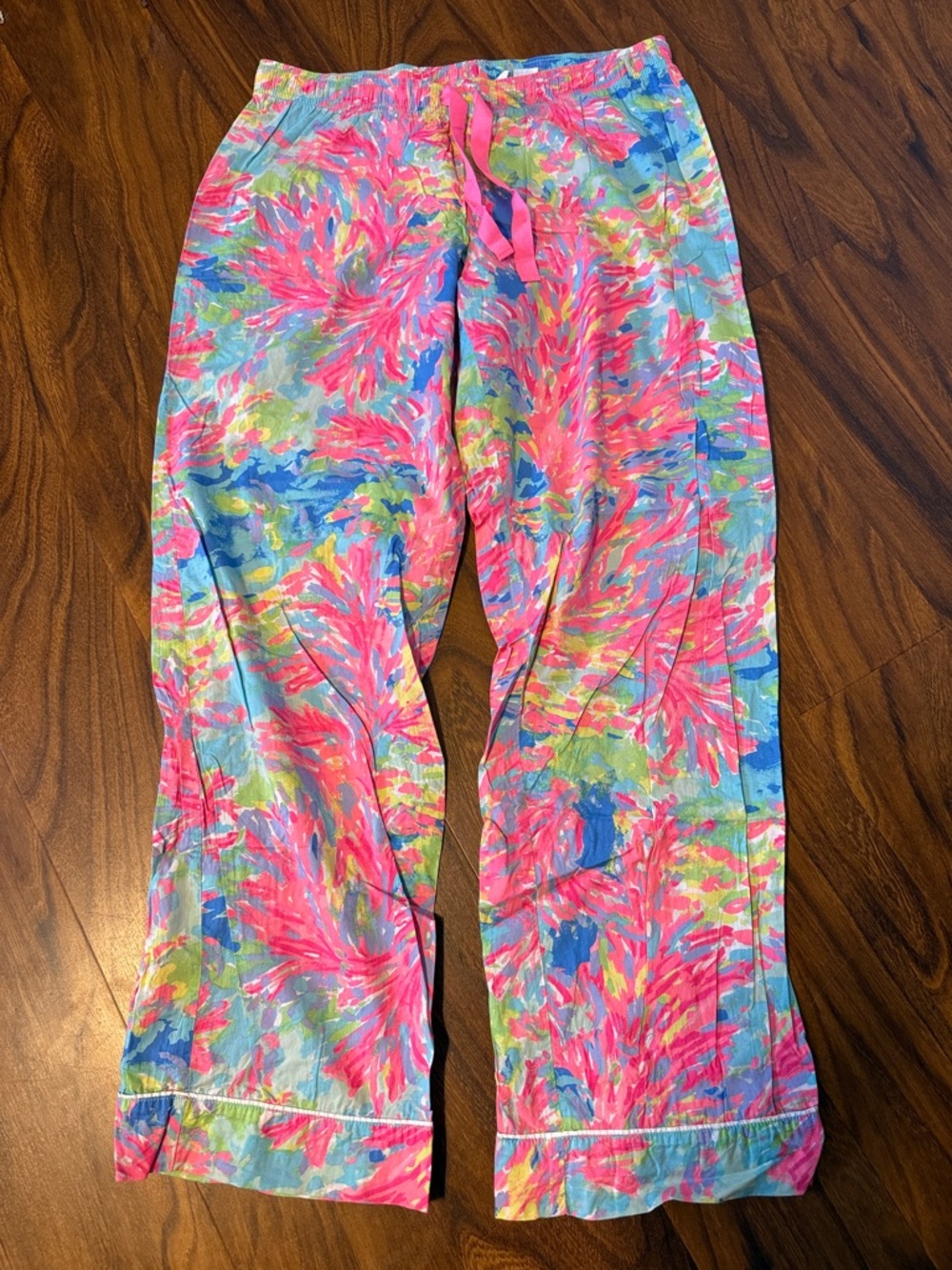Lilly Pulitzer Pink Multi Floral Lounge Pants